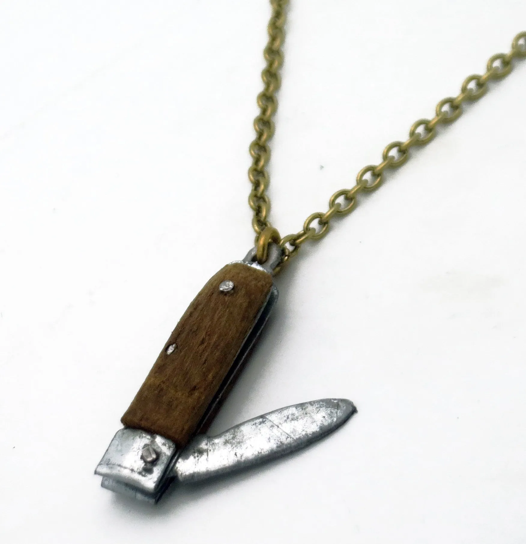 Wooden Knife Necklace