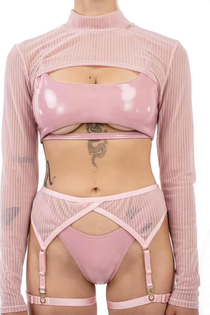 XXX-rated Pink See-Through Shrug - Naughty Thoughts (Result: 1)