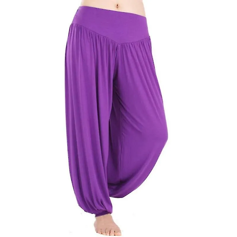 Yoga Pants For Women Ladies Full Length Trousers Modal Baggy Boho