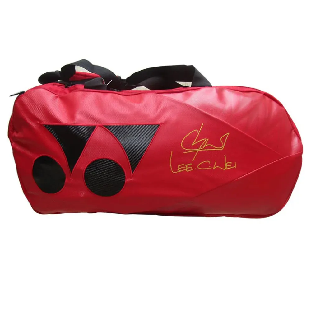 YONEX SSS-3D-Q014-2231W-S Tournament Badminton Kit Bag (Scarlet Smile/Black)