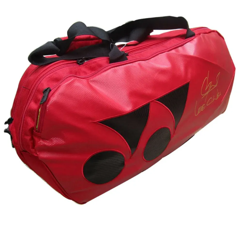 YONEX SSS-3D-Q014-2231W-S Tournament Badminton Kit Bag (Scarlet Smile/Black)